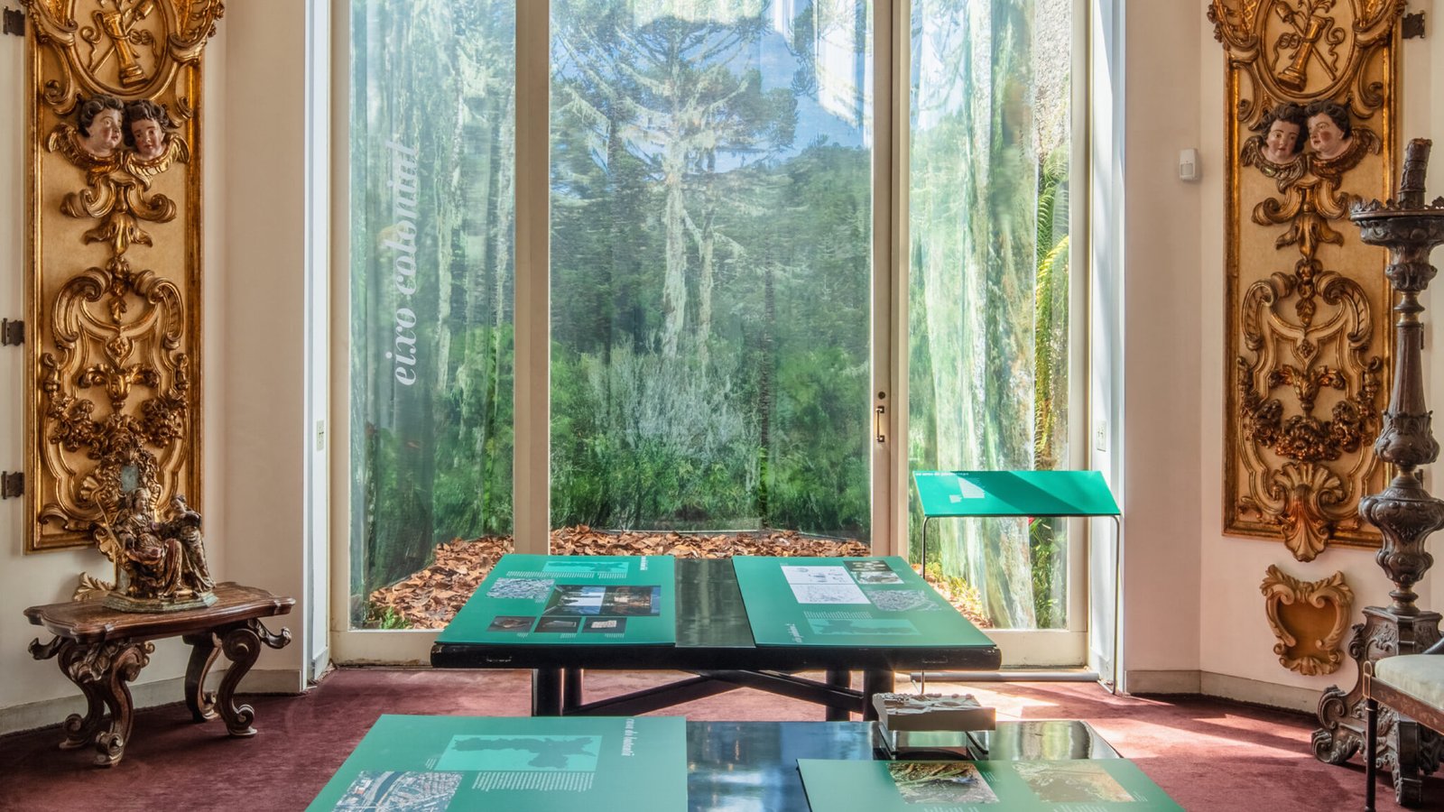 A sala de jantar da Casa Museu Ema Klabin integra o percurso da exposição Quando São Paulo era Piratininga: arqueologia paulistana. Foto: Nelson Kon / Arquivo Casa Museu Ema Klabin