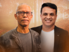 Os cantores Roberto Dom e Claudinho Maciel. Foto: Divulgação.