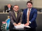 Renatinho Soares toma posse como vereador de Fortaleza. Foto: Érika Fonseca/CMFor.
