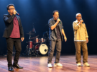 Os cantores Claudinho Maciel, Edu Silvera e Roberto Dom. Foto: Divulgação.'