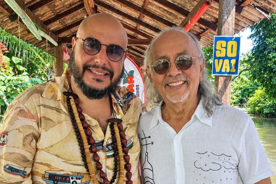 Os cantores Márcio Moreira e Nilson Chaves. Foto: Divulgação.