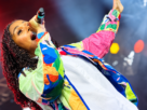 A cantora Tirza Almeida na Marcha para Jesus Recife. Foto: Divulgação.