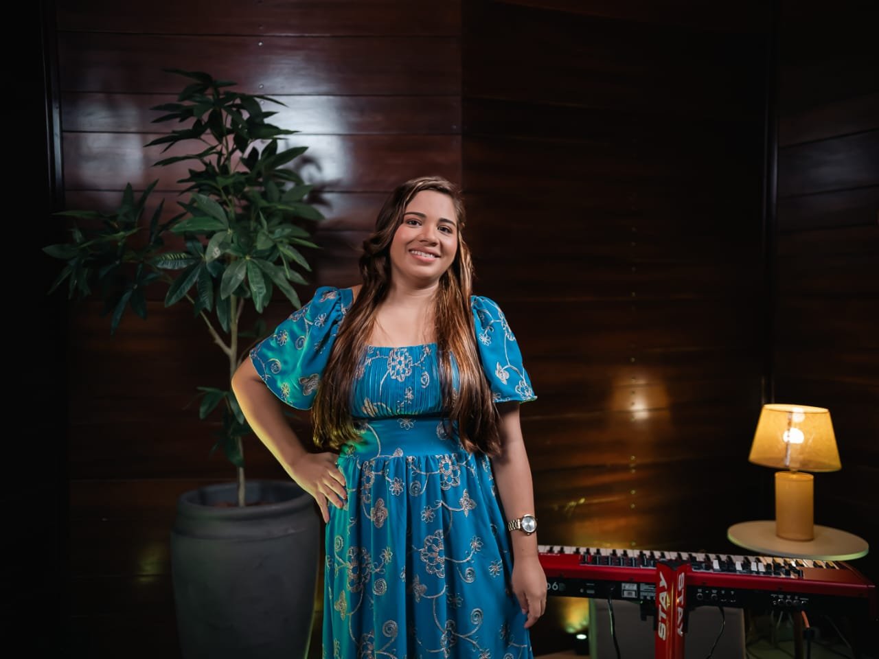 A cantora gospel Jamile Castro. Foto: Rafael San.